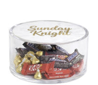 Custom round acrylic candy container box BFD-516 Custom round acrylic candy container box