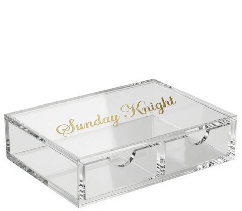 Custom acrylic coffee pod drawers box