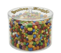 Custom round acrylic candy container box with lid BFD-522 Custom round acrylic candy container box with lid