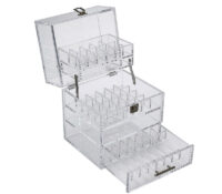 Custom acrylic essential oil drawers organizer box BMB-373 Custom acrylic essential oil drawers organizer box
