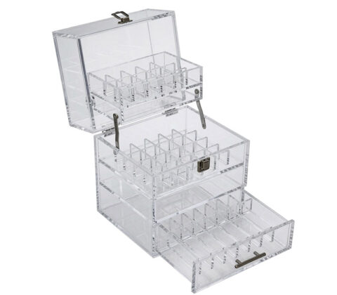 Custom acrylic essential oil drawers organizer box