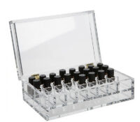 Custom acrylic essential oil storage box with lid BMB-374 Custom acrylic essential oil storage box with lid
