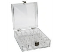 Custom acrylic lockable essential oil storage box BMB-375 Custom acrylic lockable essential oil storage box