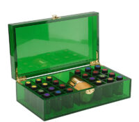 Custom acrylic essential oil gift box with lid BMB-377 Custom acrylic essential oil gift box with lid