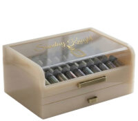 Custom acrylic essential oil gift drawer organizer box BMB-378 Custom acrylic essential oil gift drawer organizer box