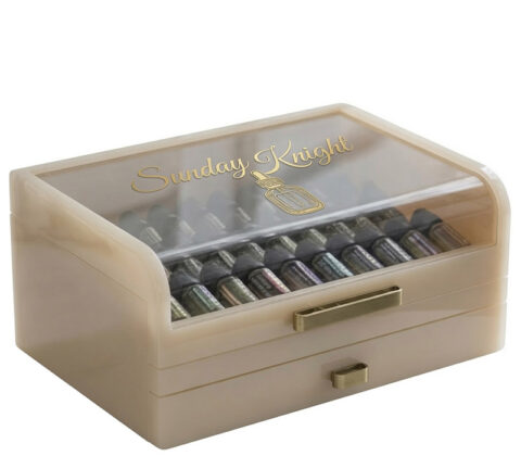 Custom acrylic essential oil gift drawer organizer box