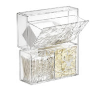 Custom acrylic bathroom items storage drawer box BSC-290 Custom acrylic bathroom items storage drawer box