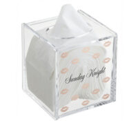 Custom acrylic boutique tissue holder box BTB-417 Custom acrylic boutique tissue holder box