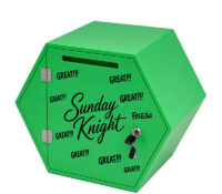 Custom hexagon acrylic ballot tender box BBS-944 Custom hexagon acrylic ballot tender box