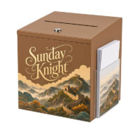 Custom acrylic ballot polling box BBS-945 Custom acrylic ballot polling box