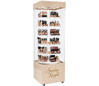 Custom acrylic skincare makeup LED display cabinet BLD-222 Custom acrylic skincare makeup LED display cabinet