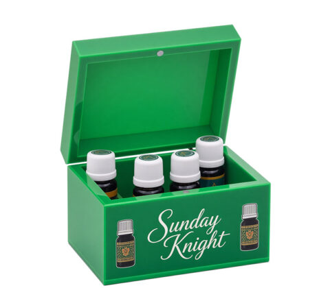 Custom acrylic essential oil magnetic closure box
