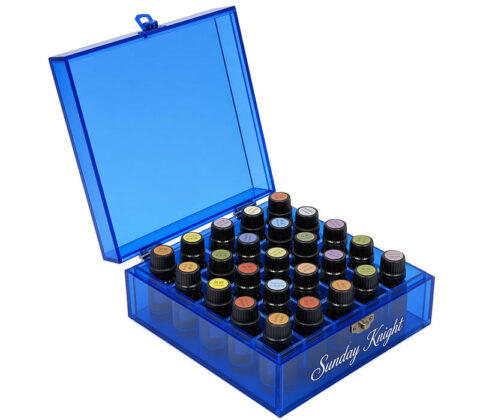 Custom acrylic essential oil storage case