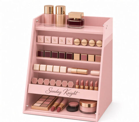 Custom acrylic makeup organizer