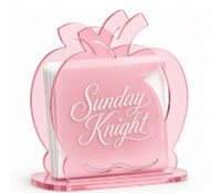 Custom apple shaped acrylic napkin holder BTB-420 Custom apple shaped acrylic napkin holder
