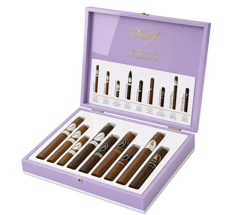 Custom acrylic Davidoff cigar gift box