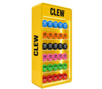 Custom acrylic CLEW nicotine pouches LED display cabinet BLD-234 Custom acrylic CLEW nicotine pouches LED display cabinet