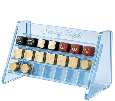 Custom acrylic lipstick organizer box