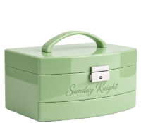 Custom acrylic makeup gift box with handle BMB-392 Custom acrylic makeup gift box with handle