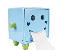 Custom acrylic smiley face tissue box BTB-422 Custom acrylic smiley face tissue box