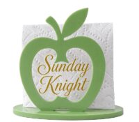 Custom apple shaped acrylic cute napkin holder BTB-425 Custom apple shaped acrylic cute napkin holder