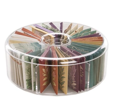 Custom round tea box