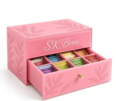 Custom tea bag drawer box