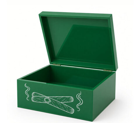 Custom acrylic cigar gift box